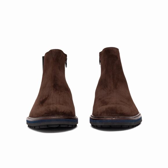 450$ NEW MEPHISTO Benson Side Zip Chelsea Boots In Brown Suede US11 main image 8